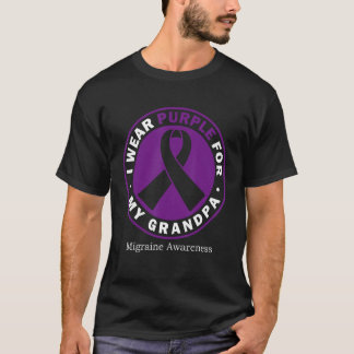 Ich trage Lila für mein großartiges Migrane-Bewuss T-Shirt