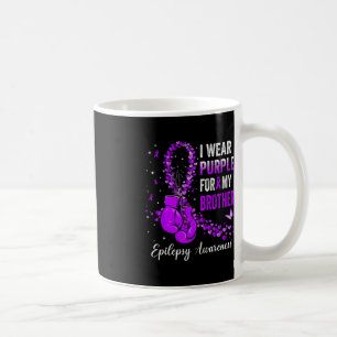 Ich trage Lila für meine Brother Epilepsie Awarene Kaffeetasse