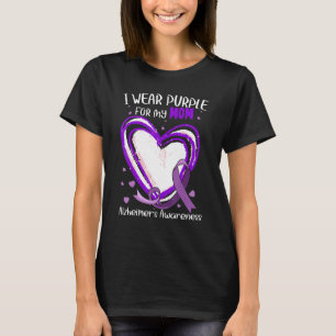 Ich trage Lila für meine Mama Alzheimer Awareness  T-Shirt