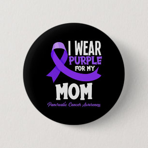 Ich trage Lila für meine Mama Bauchspeicheldrüsenk Button
