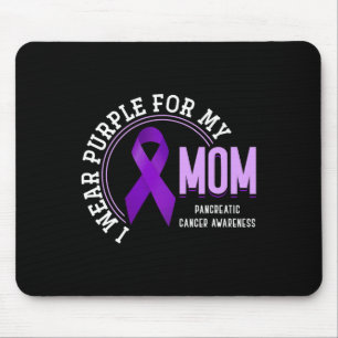 Ich trage Lila für meine Mama Bauchspeicheldrüsenk Mousepad
