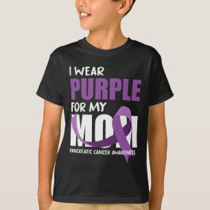 Ich trage Lila für meine Mama Bauchspeicheldrüsenk T-Shirt