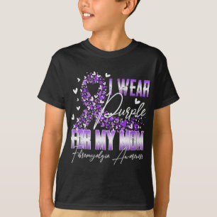 Ich trage Lila für meine Mama Fibromyalgie Bewusst T-Shirt