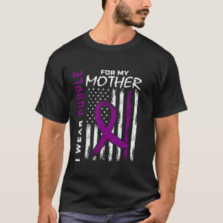 Ich trage Lila für meine Mama Mutter Epilepsie Bew T-Shirt