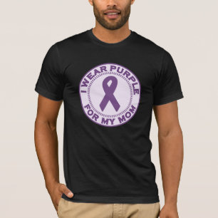 Ich trage Lila für meine Mama T-Shirt
