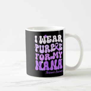 Ich trage Lila für meine Nana Heimers Awareness Su Kaffeetasse