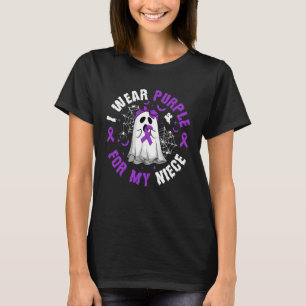 Ich trage Lila für meine Nichte Häusliche Gewalt A T-Shirt