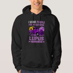 Ich trage Lila für meine Oma Lupus Awareness Hoodie