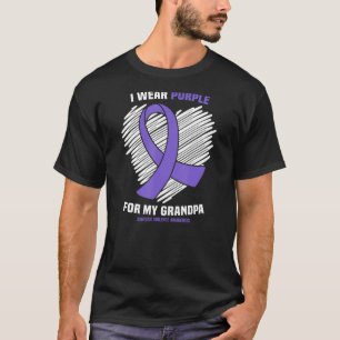 Ich trage Lila für meine Opa, die häusliche Gewalt T-Shirt