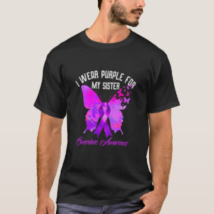 Ich trage Lila für meine Schwester Überdosierung B T-Shirt