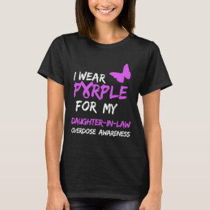 Ich trage Lila für meine Schwesterschwester-Überdo T-Shirt