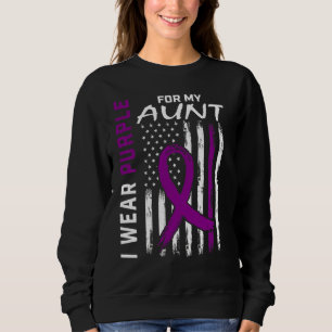 Ich trage Lila für meine Tante Lupus Awareness Ame Sweatshirt