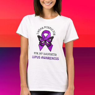 Ich trage Lila für meine Tochter   Lupus Bewusstse T-Shirt