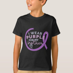 Ich trage Lila für meinen Bruder Heimerheimer Awar T-Shirt