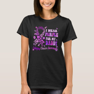 Ich trage Lila für meinen Daddy Epilepsy Awareness T-Shirt