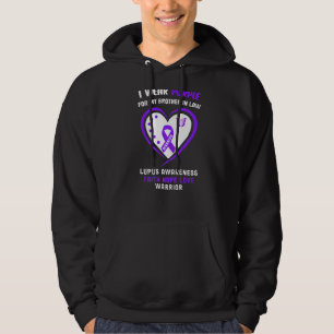 Ich trage Lila für meinen Jurastudenten Lupus Awar Hoodie