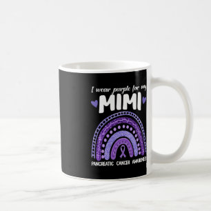 Ich trage Lila für meinen Mimi Pankreaskrebs-Rainb Kaffeetasse