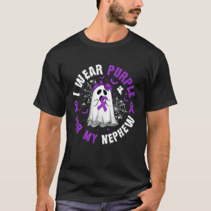 Ich trage Lila für meinen Neffen Häusliche Gewalt T-Shirt