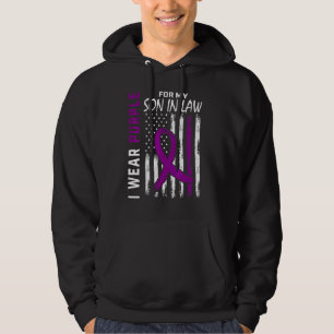 Ich trage Lila für meinen Sohn im Jura Epilepsie-B Hoodie