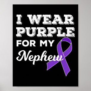 Ich trage Lila für meinen Tag der nepaläischen Epi Poster