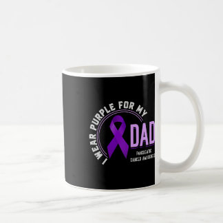 Ich trage Lila für meinen Vater Bauchspeicheldrüse Kaffeetasse