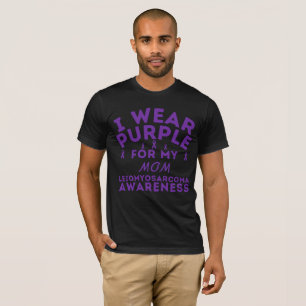 Ich trage Lila für meinen Vater Leiomyosarcoma Cus T-Shirt