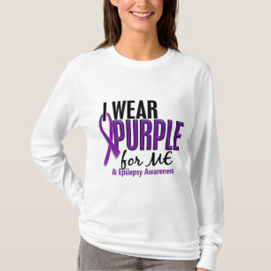 Ich trage lila für MICH Epilepsie 10 T-Shirt