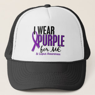 Ich trage lila für MICH Lupus 10 Truckerkappe