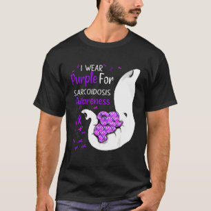 Ich trage Lila für Sarcoidose Sensibilisierungskra T-Shirt