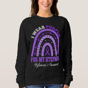 Ich trage Lila für Stepmuts Alzheimer-Bewusstseins Sweatshirt