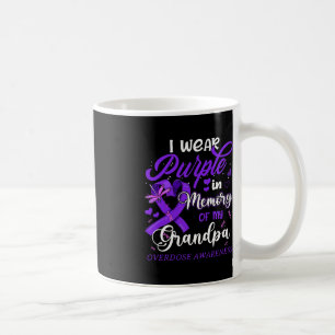 Ich trage Lila Gedächtnis für meine Grandson-Überd Kaffeetasse