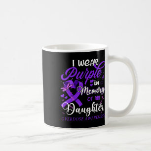 Ich trage Lila Gedächtnis für meine Tochter Überdo Kaffeetasse