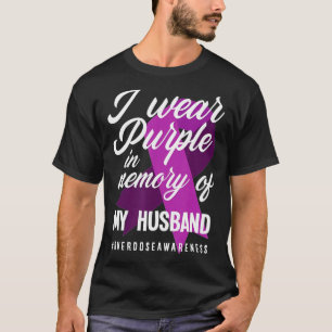 Ich trage Lila Gedächtnis für meine Überdosierung T-Shirt