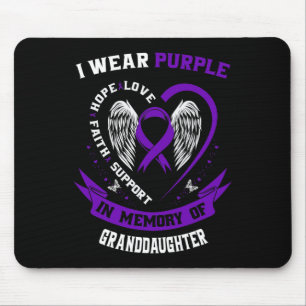 Ich trage Lila im Gedächtnis der Großtochter Pankr Mousepad