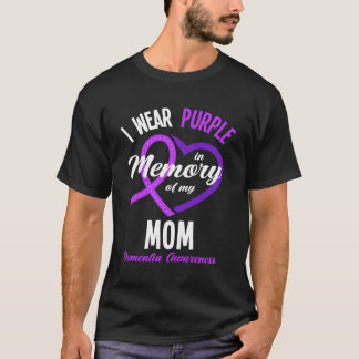 Ich trage Lila im Gedächtnis für meine Mama Detia  T-Shirt