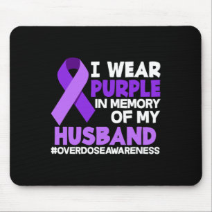 Ich trage Lila im Gedächtnis meiner Handschuhüberd Mousepad