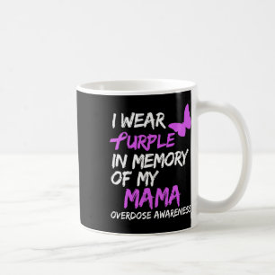 Ich trage Lila im Gedächtnis meiner Mama-Überdosis Kaffeetasse