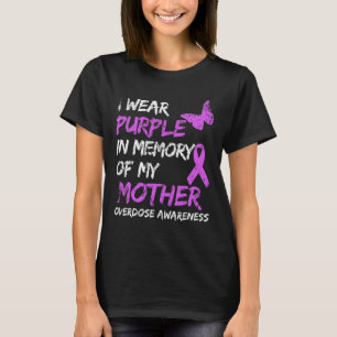 Ich trage Lila im Gedächtnis meiner Mutter Überdos T-Shirt