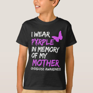 Ich trage Lila im Gedächtnis meiner Mutter Überdos T-Shirt