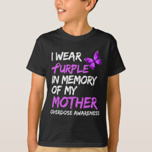 Ich trage Lila im Gedächtnis meiner Mutter Überdos T-Shirt