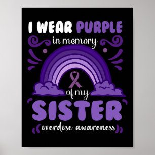 Ich trage Lila im Gedächtnis meiner Schwester 2 Poster