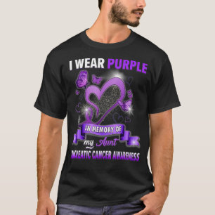 Ich trage Lila im Gedächtnis meiner Tante Bauchspe T-Shirt