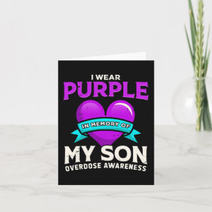 Ich trage Lila im Gedächtnis meines Sohnes - Überd Karte