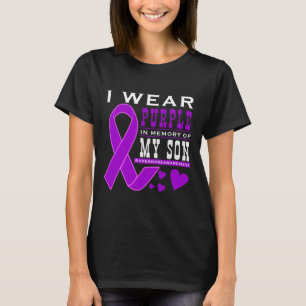 Ich trage Lila im Gedächtnis meines Sohnes - Überd T-Shirt