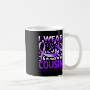 Ich trage Lila im Gedenken an meinen Cousin Epilep Kaffeetasse