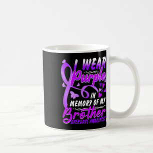 Ich trage Lila in Erinnerung an meine Bruderüberdo Kaffeetasse