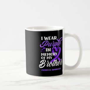 Ich trage Lila in Erinnerung an meine Bruderüberdo Kaffeetasse