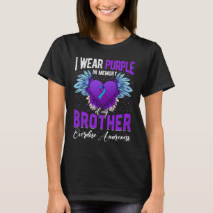 Ich trage Lila in Erinnerung an meine Bruderüberdo T-Shirt