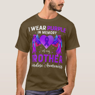 Ich trage Lila in Erinnerung an meine Bruderüberdo T-Shirt