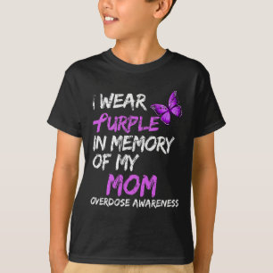 Ich trage Lila in Erinnerung an meine Mama Überdos T-Shirt